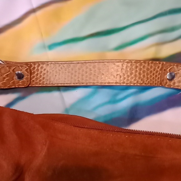 Real leather purse heart moon star - Picture 3 of 7